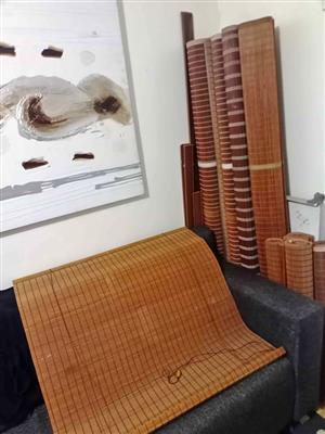Assorted Bamboo Roll-Up Blinds – Various Sizes Available
