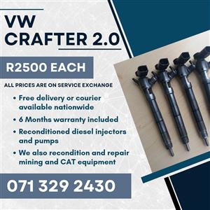 VW CRAFTER 2.0 INJECTORS FOR SALE WITH WARRANTY INCLUDED 