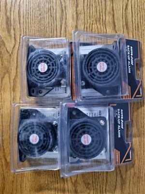 Vehicle backup alarms
