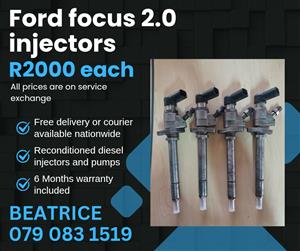 FORD FOCUS 2.0 INJECTORS FOR SALE WITH WARRANTY 