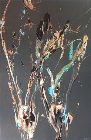 ACRYLIC ABSTRACT PAINTING