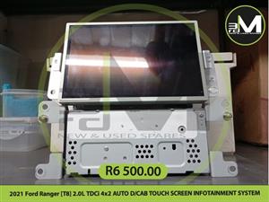2021 Ford Ranger [T8] 2.0L TDCi 4x2 AUTO DCAB TOUCH SCREEN INFOTAINMENT SYSTEM R6500 MV0803