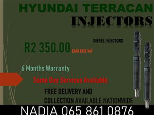 HYUNDAI TERRICAN 2.9 DIESEL INJECTORS FOR SALE OR TO RECON