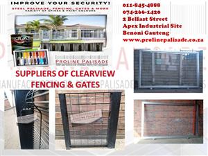 CLEARVIEW FENCING AND GATES NOW  PROLINE PALISADES  OR 