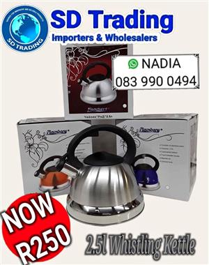 Stainless Steel Whistling Kettle 2.5L