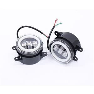 Universal 4″ LED Angel Eye Round Spotlights (pair)