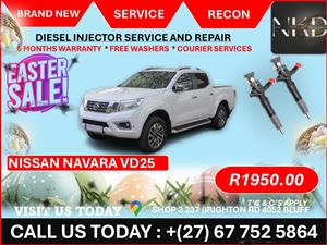 Nissan Navara yd25 Diesel injectors 