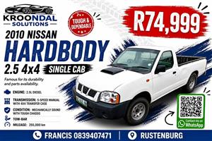 2010 Nissan Hardbody 2.5 diesel single cab 4x4