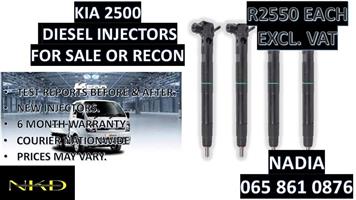 KIA 2500 DIESEL INJECTORS WITH 6 MONTHS WARRANTY FOR SALE