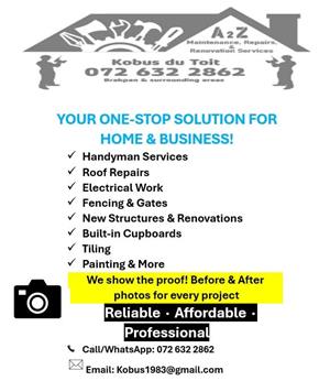 A2Z Maintenance, Repairs and Renovations