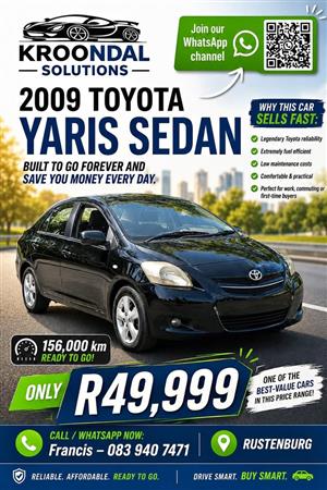 2009 Toyota  Yaris 1.4
