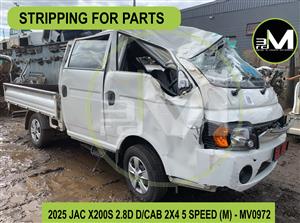 STRIPPING FOR PARTS - 2025 JAC X200S 2.8D