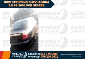 CHEV LUMINA 3.8 SS 2006  FOR USED SPARES  