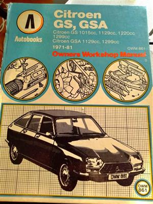 Citroen GS 1971 - 81 Autobook