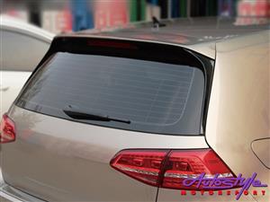 VW Golf Mk7 Gti Plastic Roofspoiler with extension
