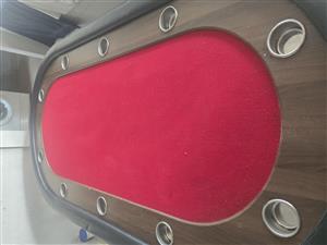 10 person Foldable poker table 