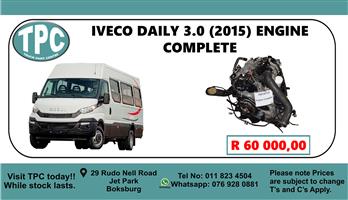 IVECO Daily 3.0 (2015) Engine Complete - For Sale at TPC
