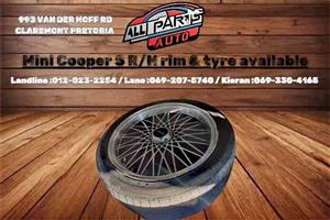 Mini Cooper S R/H rim & tyre available