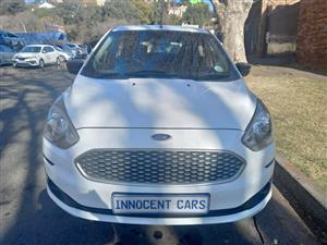 2020 FORD FIGO HATCHBACK 1.5 ENGINE PETROL, MANUAL, WHITE COLOR