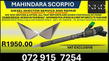 Mahindra Scorpio Diesel Injectors 
