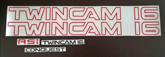 Toyota Twincam 16 decals stickers sets