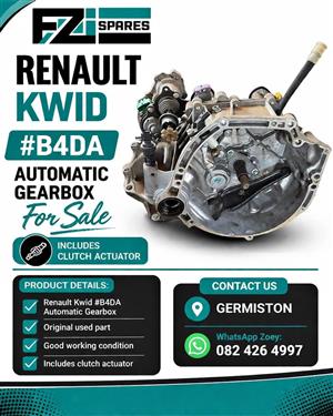 Renault Kwid B4DA AUTOMATIC GEARBOX FOR SAIE