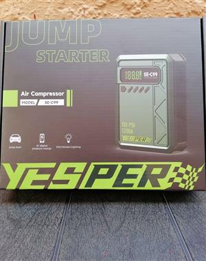 Battery jump starter,, YESPER SE-C99, car battery jump starter