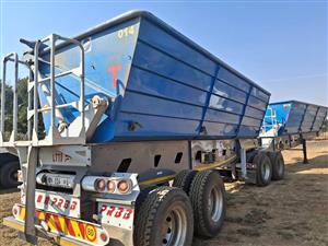 2023 PRBB, 45 Cube Side Tipper Link Trailer