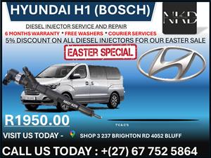 Hyundai H1 Bosch Diesel Injectors on recondition