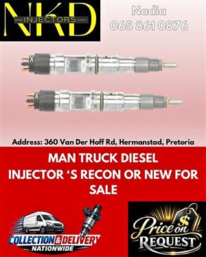 MAN TRUCK DIESEL INJECTORS FOR SALE - 6 MONTHS WARRANTY