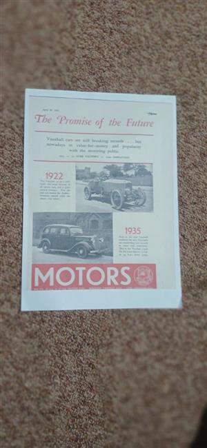 Vauxhall very old, original picture