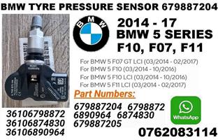 Bmw 5 Series F10 tyre pressure monitor sensors/ TPMS