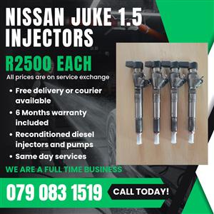 NISSAN JUKE 1.5 INJECTORS FOR SALE WITH WARRANTY 