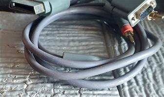 Xbox 360 AV to VGA Cable Used