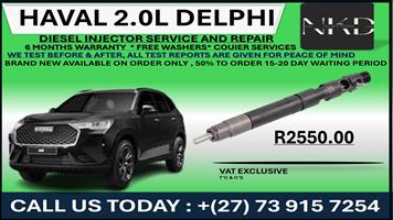 Haval 2.0L Delphi Diesel Injectors 