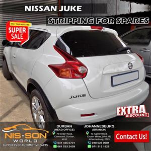 NISSAN JUKE STRIPPING FOR SPARES
