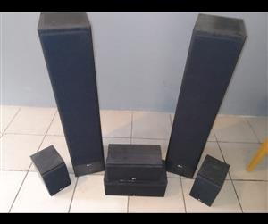 LG surround sound system speakers only. NO amp