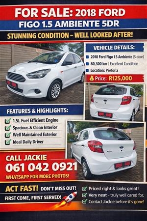 Ford Figo 2018 model