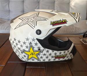 Dirt Bike Helmet White