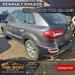 RENAULT KOLEOS STRIPPING FOR SPARES