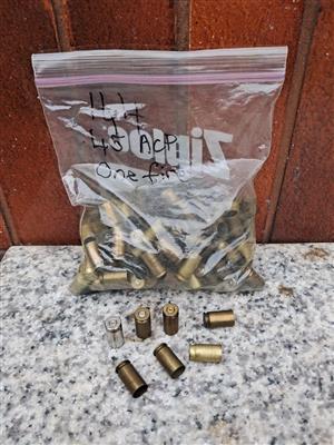 .45 ACP PMP once fired Cases