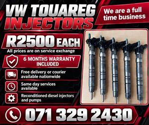 VW TOUAREG 2.0 INJECTORS FOR SALE WITH WARRANTY INCLUDED 