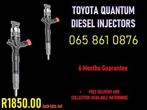 TOYOTA QUANTUM DIESEL INJECTORS FOR SALE OR RECONDITIONED
