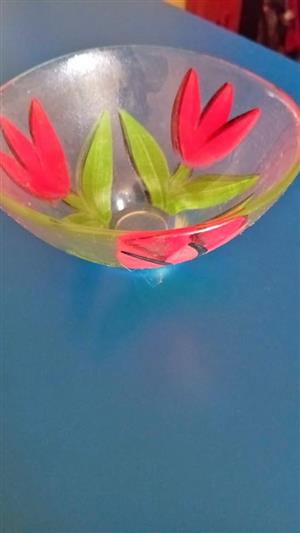 Costa boda bowl and art glass bowl