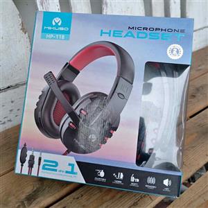  Mikuso HP-118 2-in-1 Headset