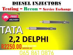 TATA 2.2 DIESEL INJECTORS FOR SALE WITH TEST REPORTS