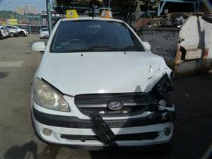 Hyundai Getz 1.6 Manual White - 2010 STRIPPING FOR SPARES