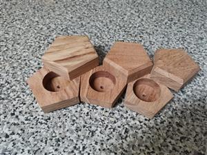 Pure wood swivel ring boxes