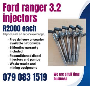 FORD RANGER 3.2 INJECTORS FOR SALE WITH WARRANTY 