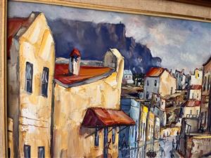 David Allen (1926-2014) oil painting large 75 cm x 60 cm